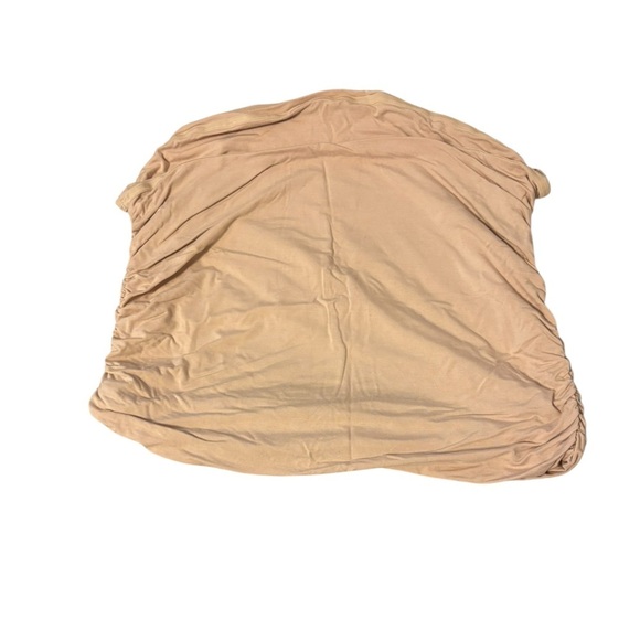 a new day Tops - A New Day Tan Cream Nude Stretchy Tube Top - Ruched - Stays Up - Size XL